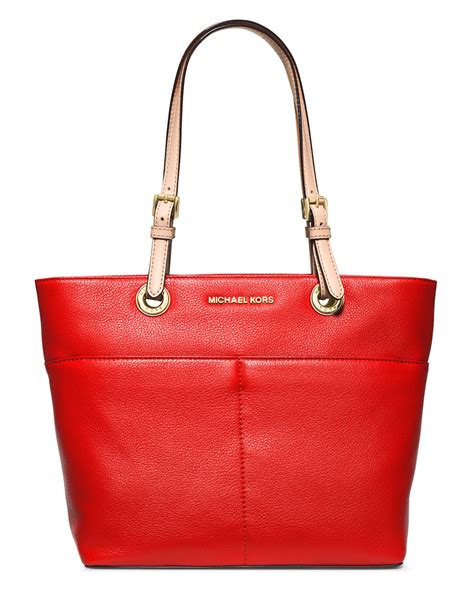 michael kors bedford red|michael kors bedford medium tote.